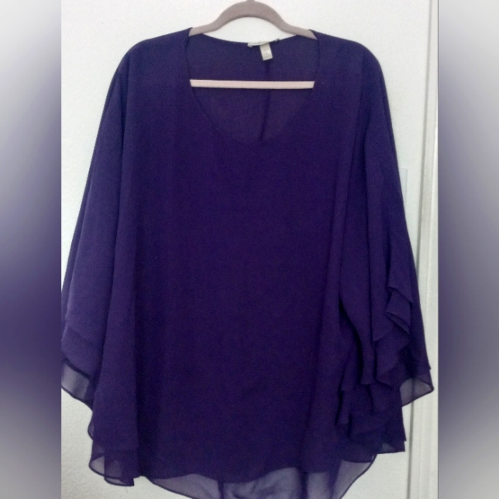 Elegant Purple Blouse